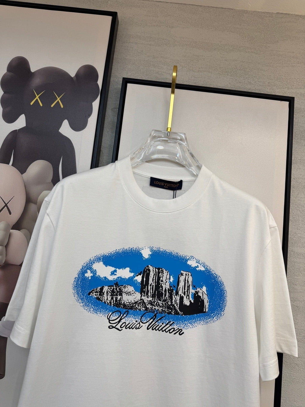 LOUIS VUITTON LV WHITE COTTON T-SHIRT 238918