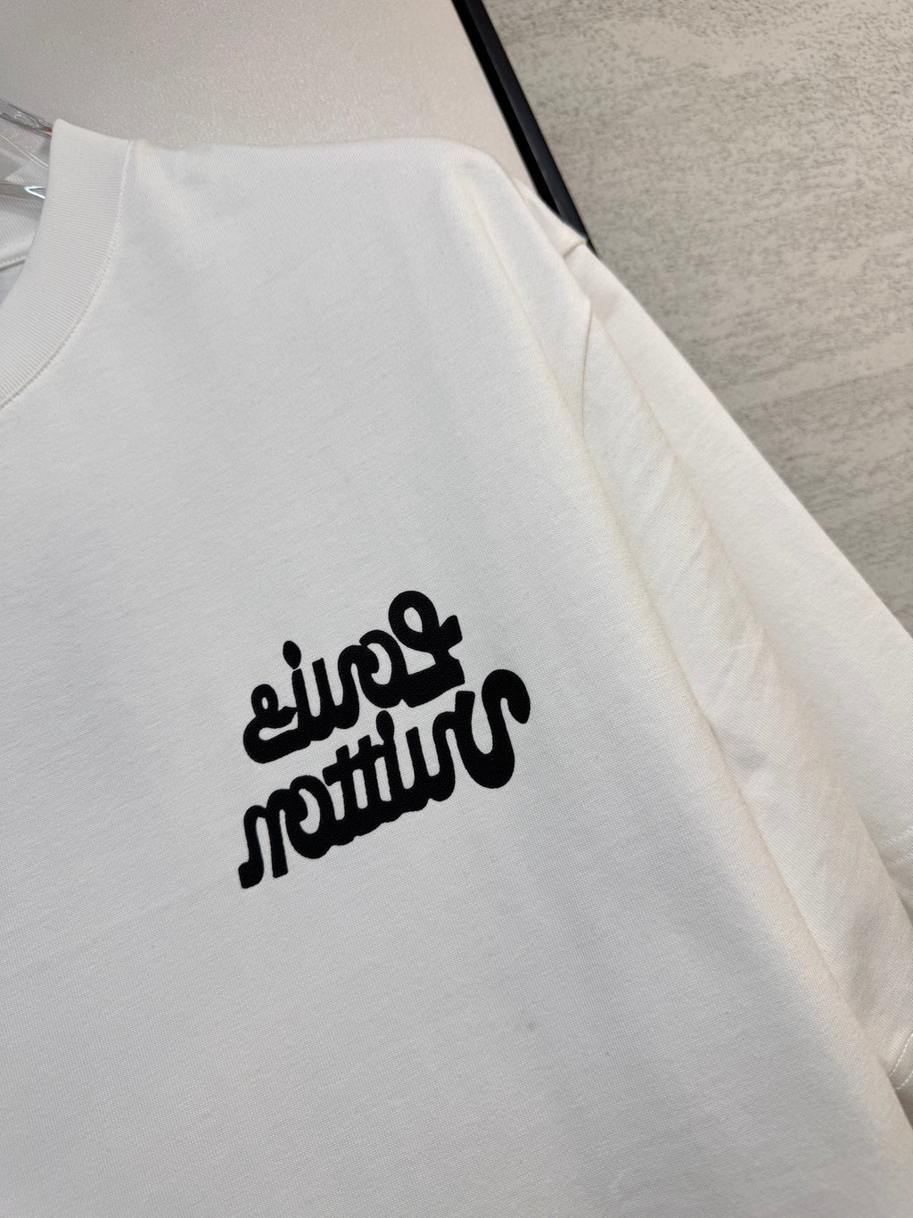 LOUIS VUITTON LV T-SHIRT IN WHITE COTTON FABRIC 238920