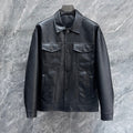 LOUIS VUITTON LV BLACK CALFSKIN JACKET 239566