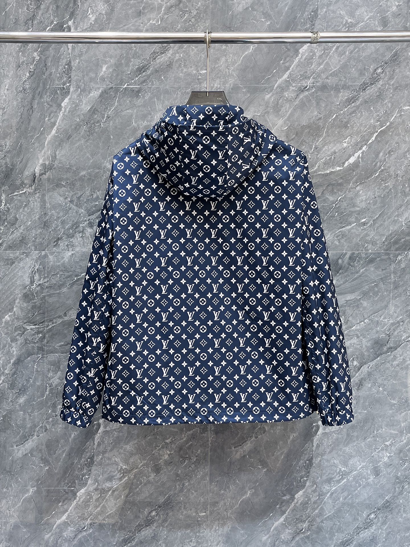 LOUIS VUITTON LV COBALT BLUE MONOGRAM JACKET 239553