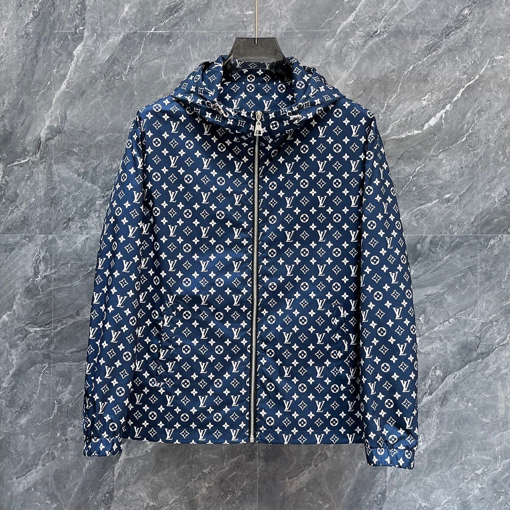 LOUIS VUITTON LV COBALT BLUE MONOGRAM JACKET 239553