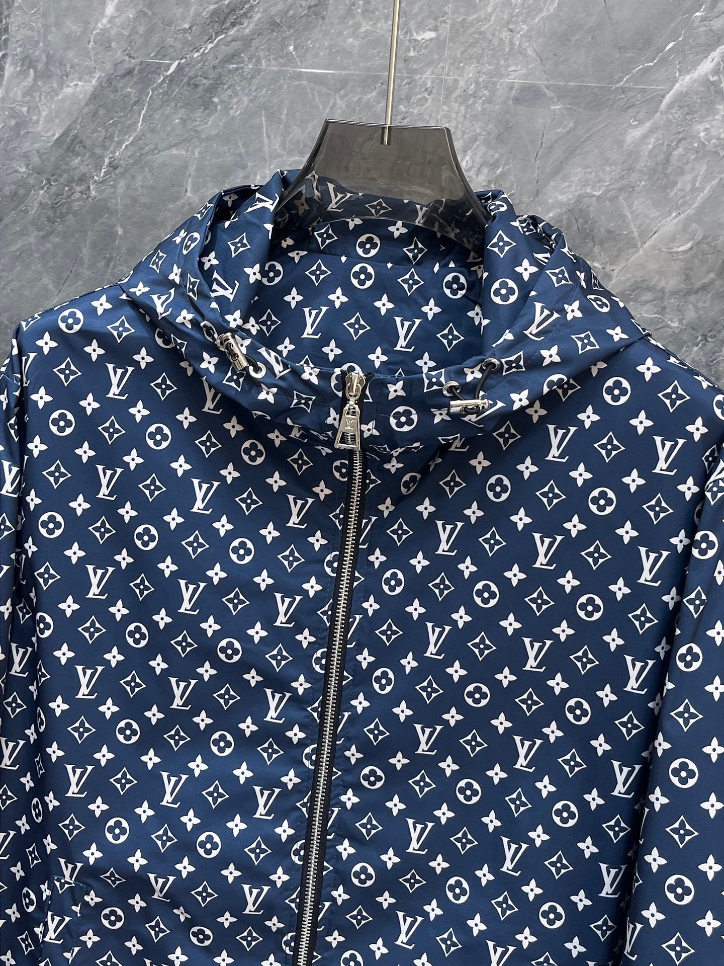 LOUIS VUITTON LV COBALT BLUE MONOGRAM JACKET 239553