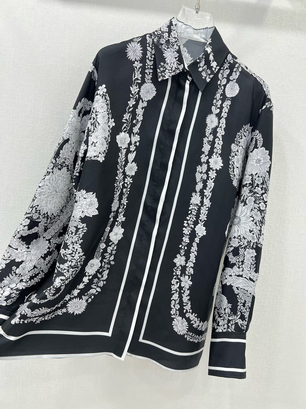 HERMES PRINTED SILK SHIRT 269264