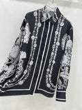 HERMES PRINTED SILK SHIRT 269264