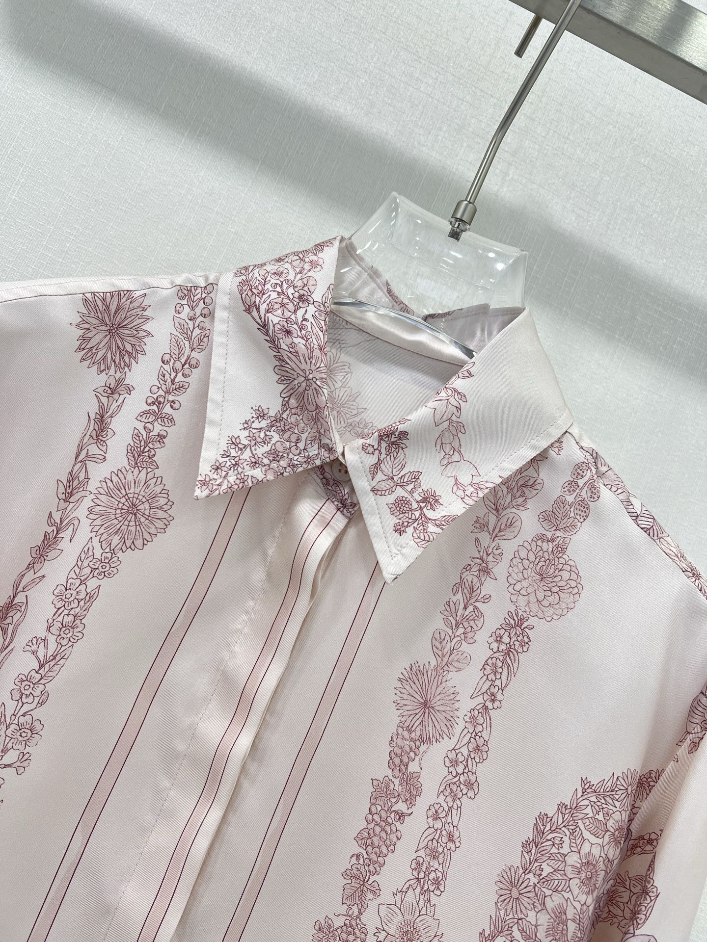 HERMES PRINTED SILK SHIRT 269262