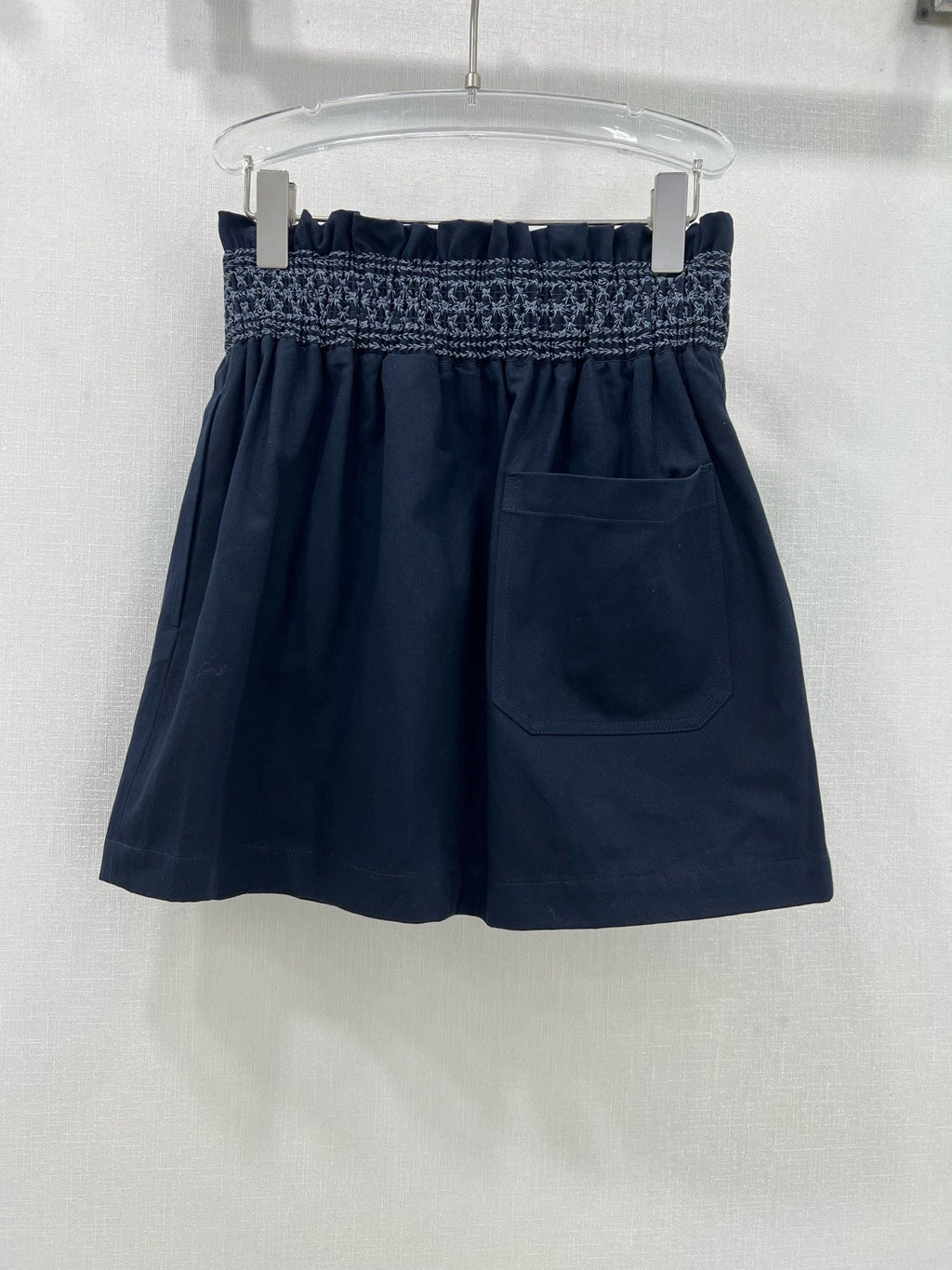 HERMES HIGH-WAISTED PLEATED SKIRT 269254