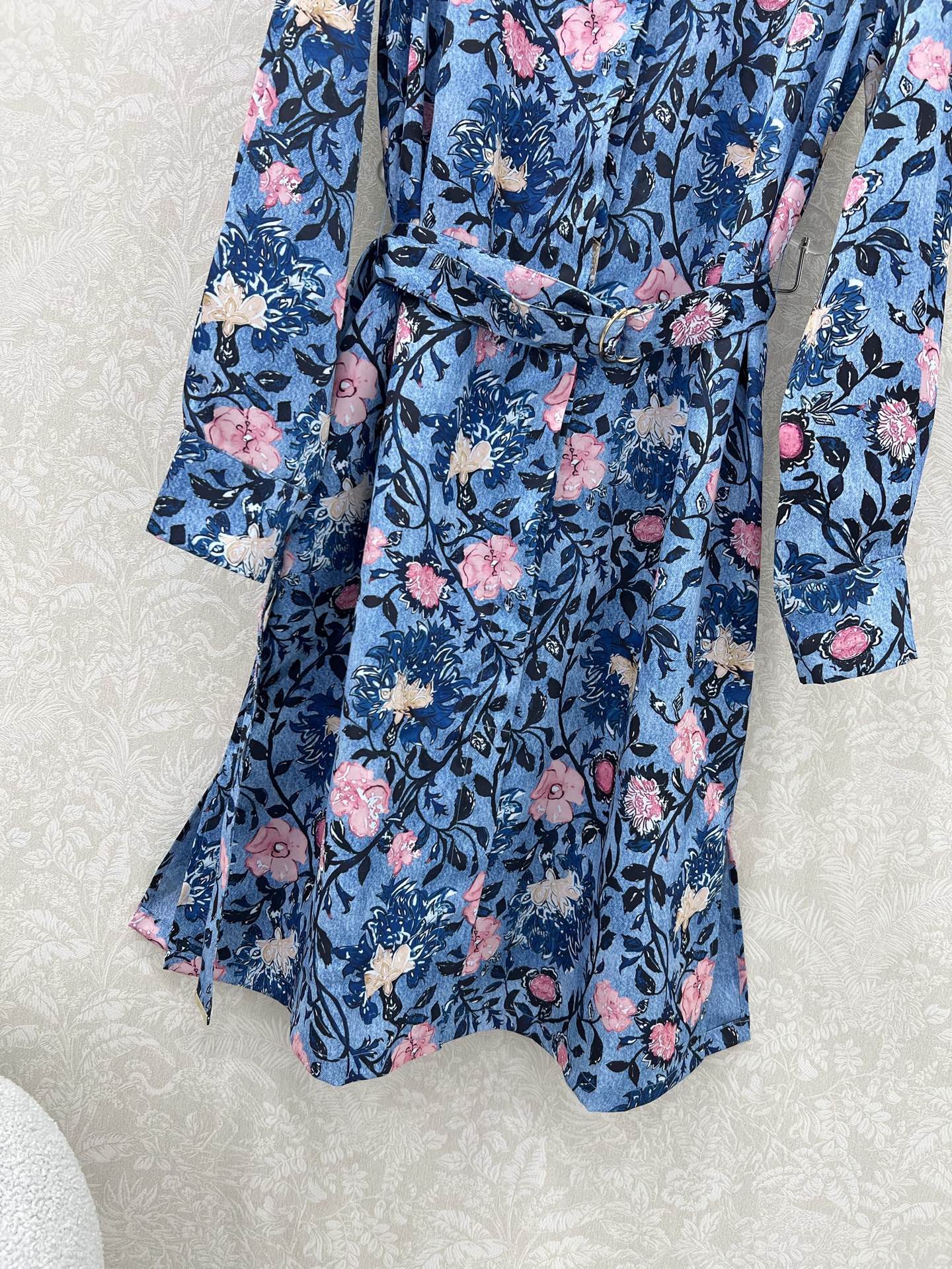 LOUIS VUITTON LV BELTED LONG SHIRT DRESS 275181