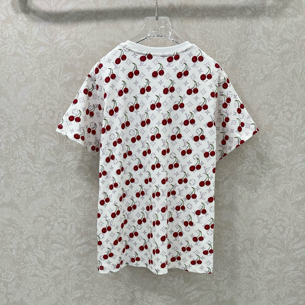 LOUIS VUITTON LOUIS VUITTON CHERRY BLOSSOM PRINT T-SHIRT 275068