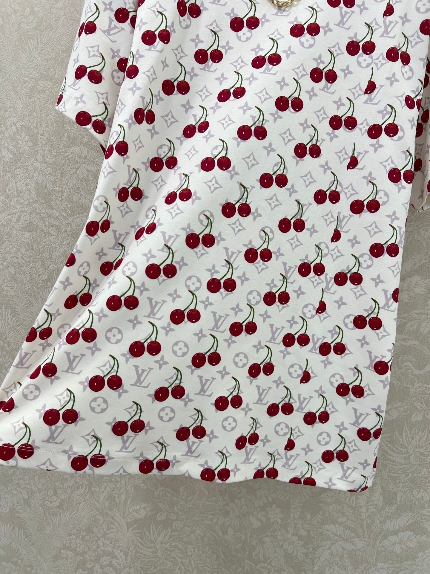 LOUIS VUITTON LOUIS VUITTON CHERRY BLOSSOM PRINT T-SHIRT 275068