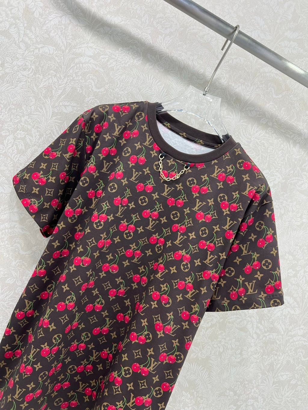 LOUIS VUITTON LOUIS VUITTON CHERRY BLOSSOM PRINT T-SHIRT 275069