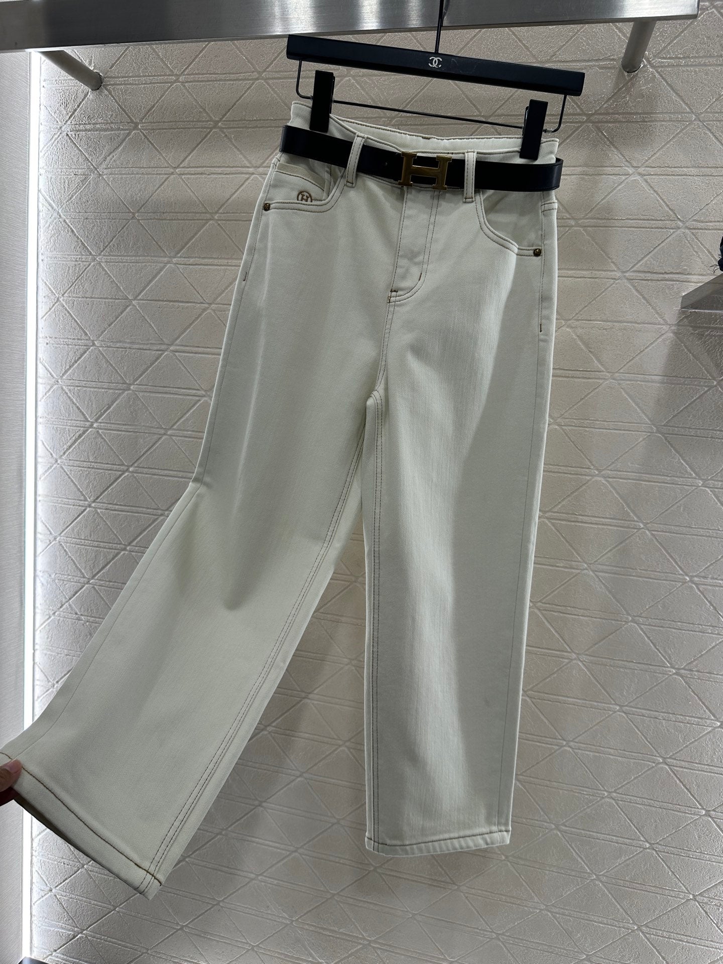 HERMES 25S STRAIGHT-LEG JEANS 083