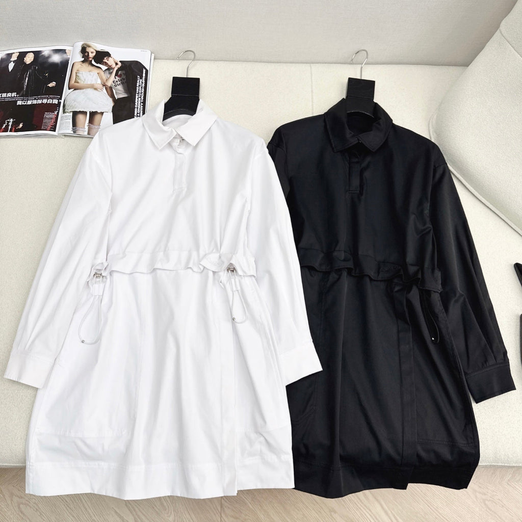 HERMES 25S DRAWSTRING DRESS 079