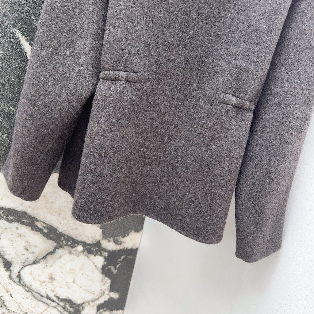 HERMES HERMES 25S REVERSIBLE LONG KNIT CARDIGAN 173
