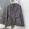 HERMES HERMES 25S REVERSIBLE LONG KNIT CARDIGAN 173