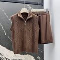 HERMES HERMES 25S KNIT VEST SET 528309