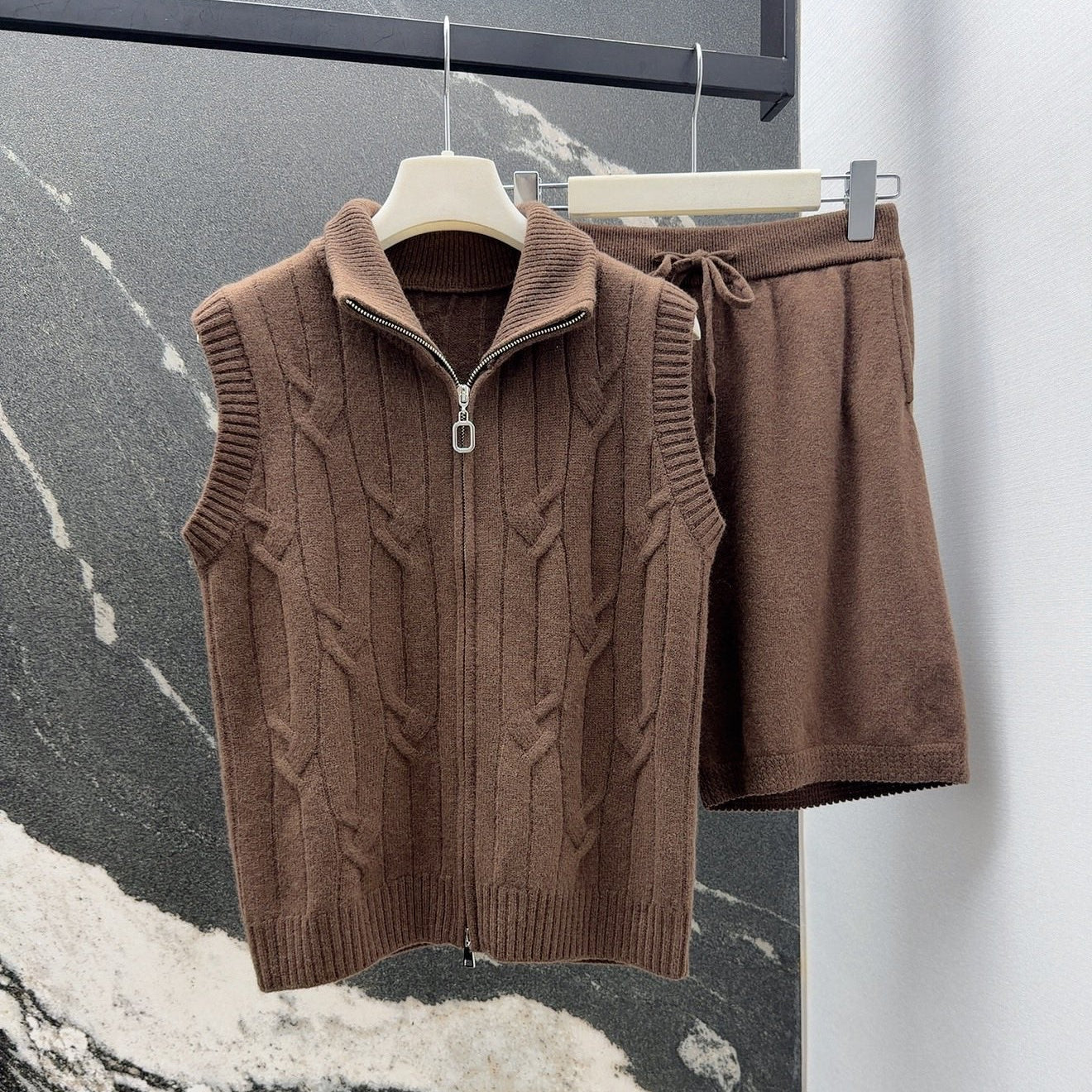 HERMES HERMES 25S KNIT VEST SET 528309
