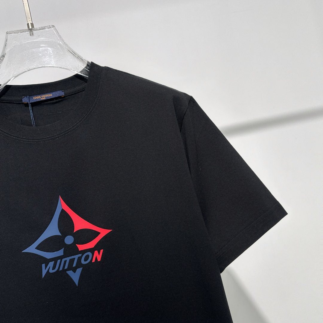 LOUIS VUITTON LV BLACK COTTON T-SHIRT 238909