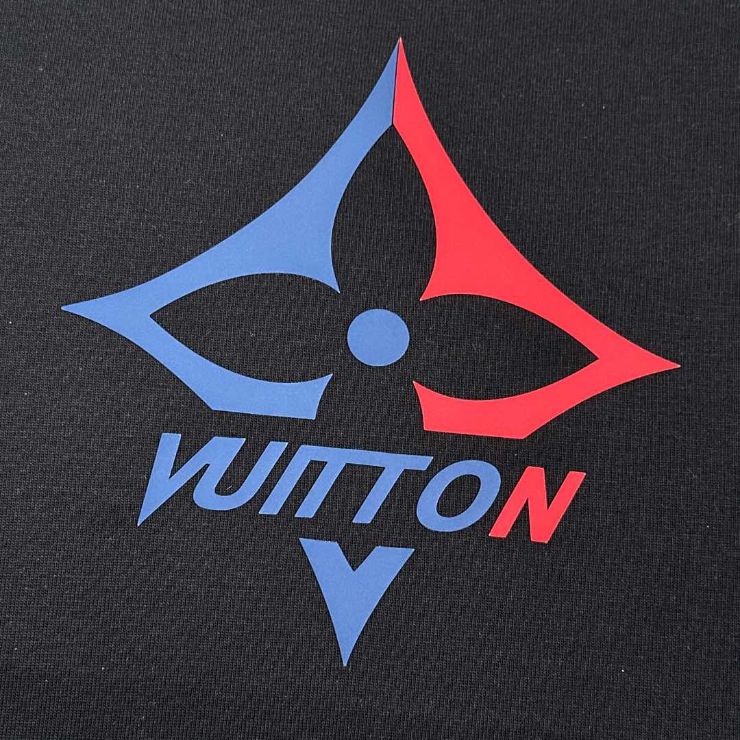 LOUIS VUITTON LV BLACK COTTON T-SHIRT 238909