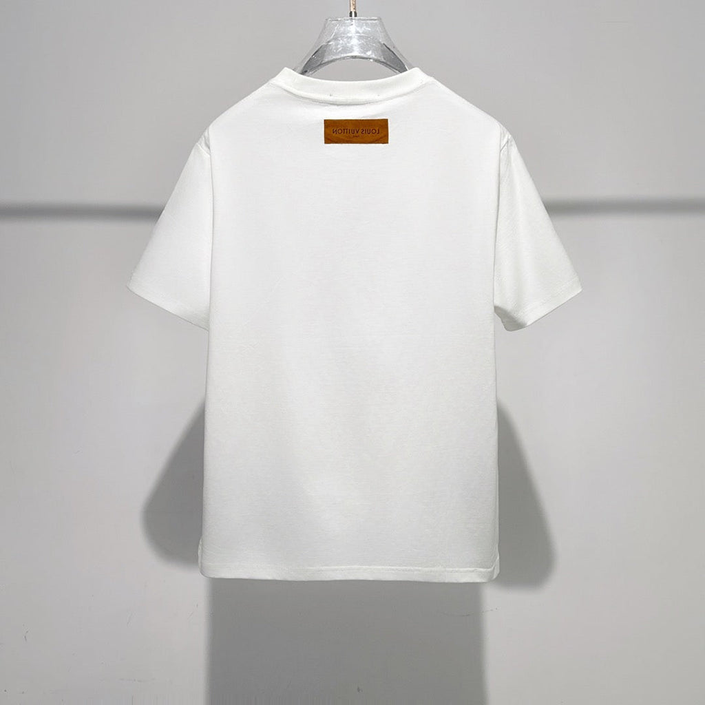 LOUIS VUITTON LV WHITE COTTON T-SHIRT 238911
