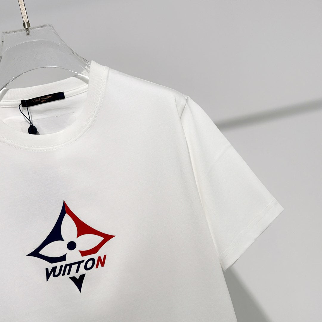 LOUIS VUITTON LV WHITE COTTON T-SHIRT 238911