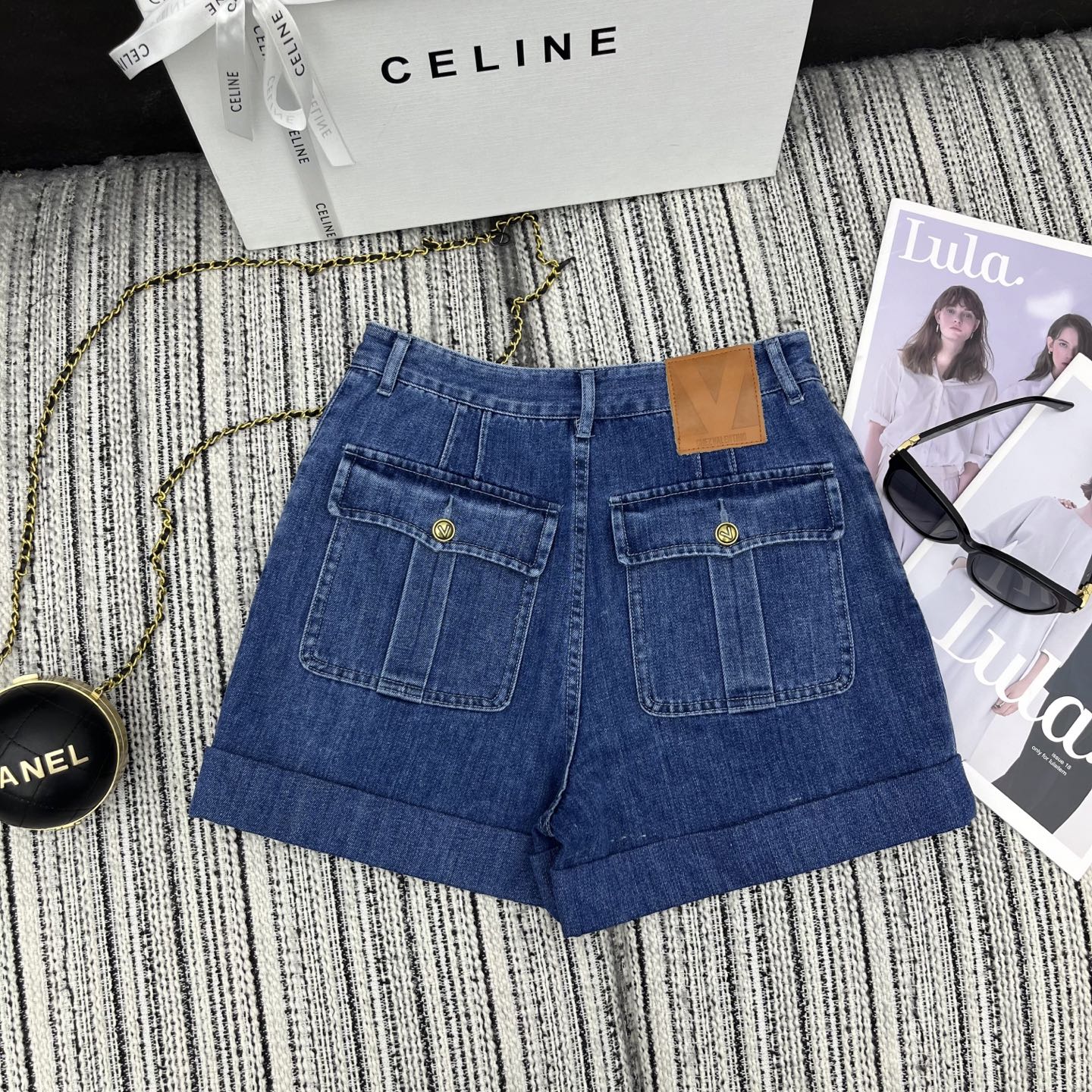 CELINE Celine 25C Denim Short 228442