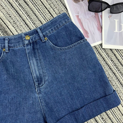 CELINE Celine 25C Denim Short 228442