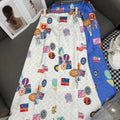 LOUIS VUITTON PRINTED MAXI DRESS MULTICOLOR POLYESTER 266721