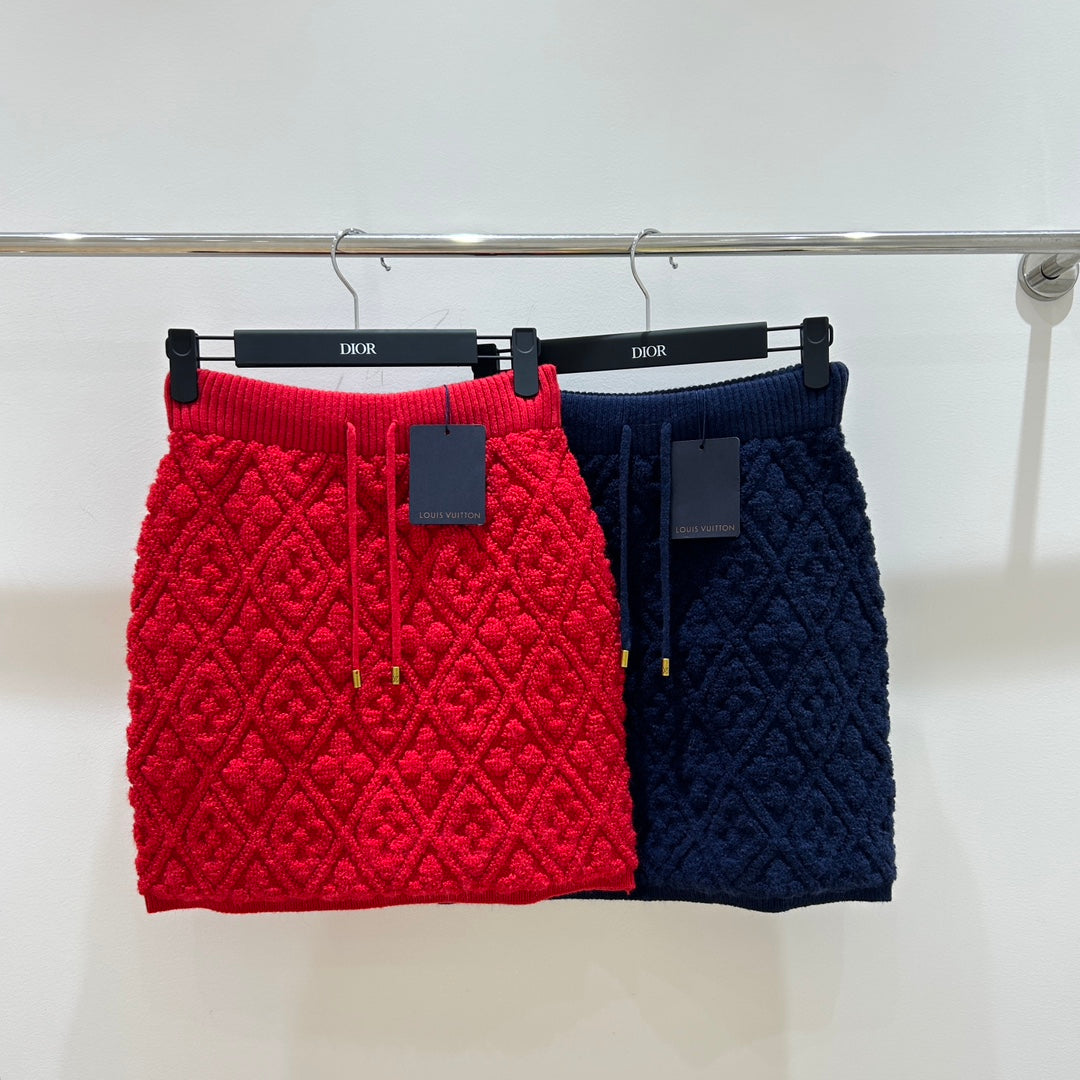 LOUIS VUITTON LV 25S MINI SKIRT 0118