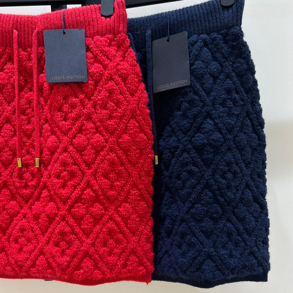 LOUIS VUITTON LV 25S MINI SKIRT 0118