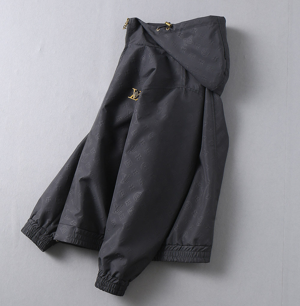 LOUIS VUITTON LV HOODED JACKET BLACK 239058