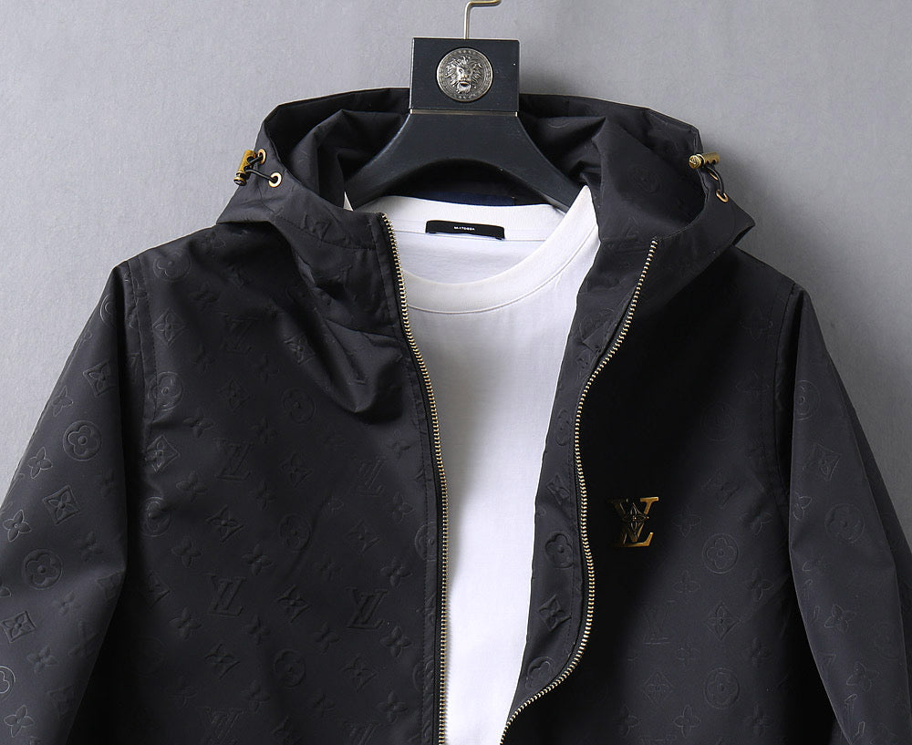 LOUIS VUITTON LV HOODED JACKET BLACK 239058