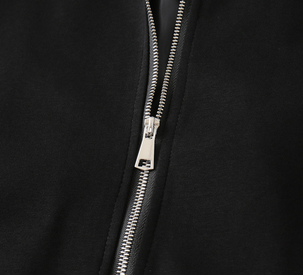 LOUIS VUITTON LV BLACK JACKET EMBROIDERED LOGO 239045