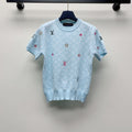 LOUIS VUITTON LV CREW NECK KNIT SWEATER 228111
