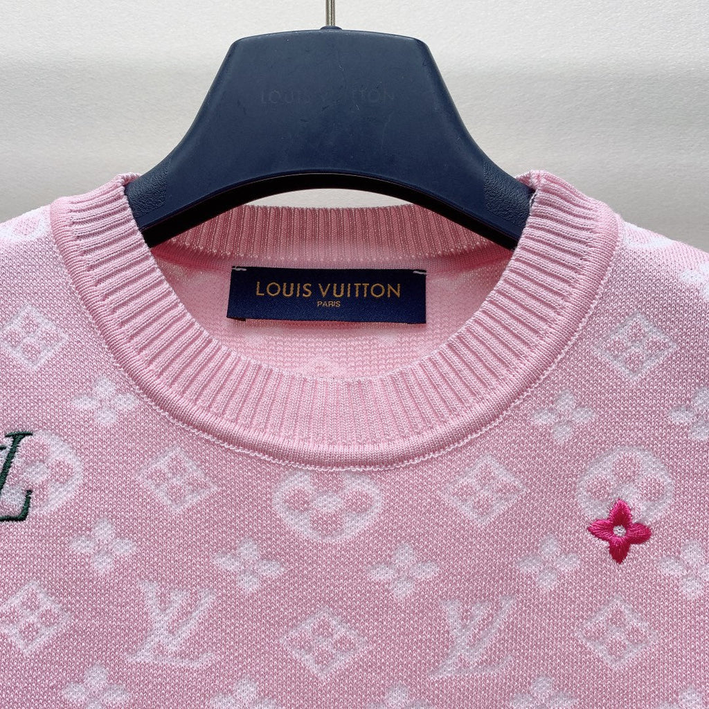 LOUIS VUITTON LV CREW NECK KNIT SWEATER 228112