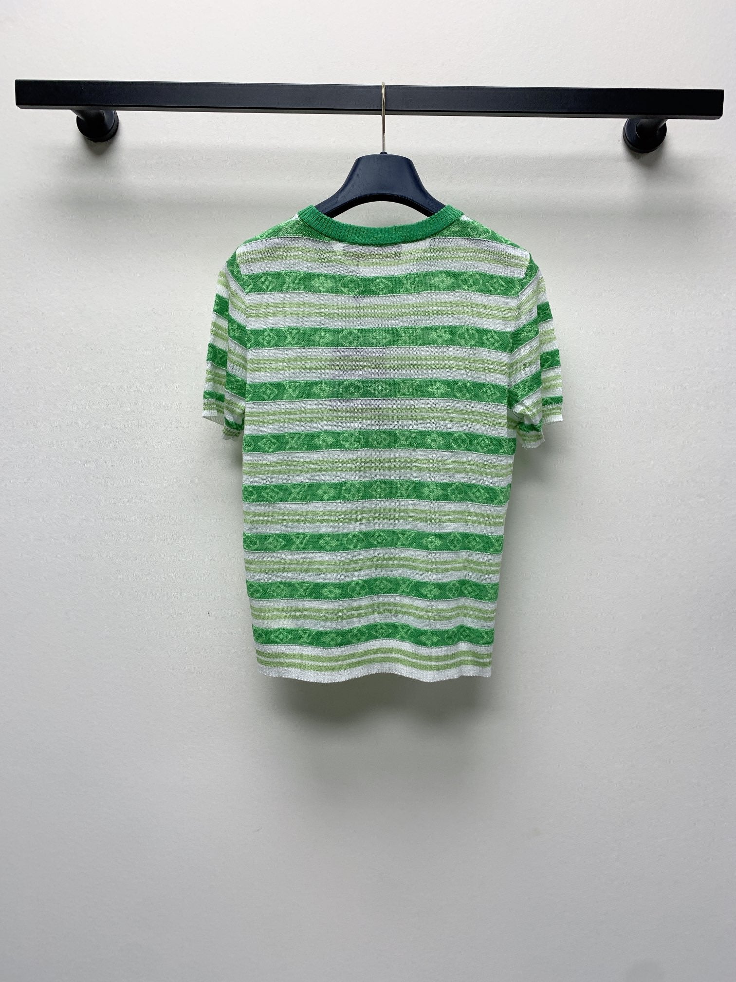 LOUIS VUITTON LV STRIPED CREW NECK T-SHIRT 268098