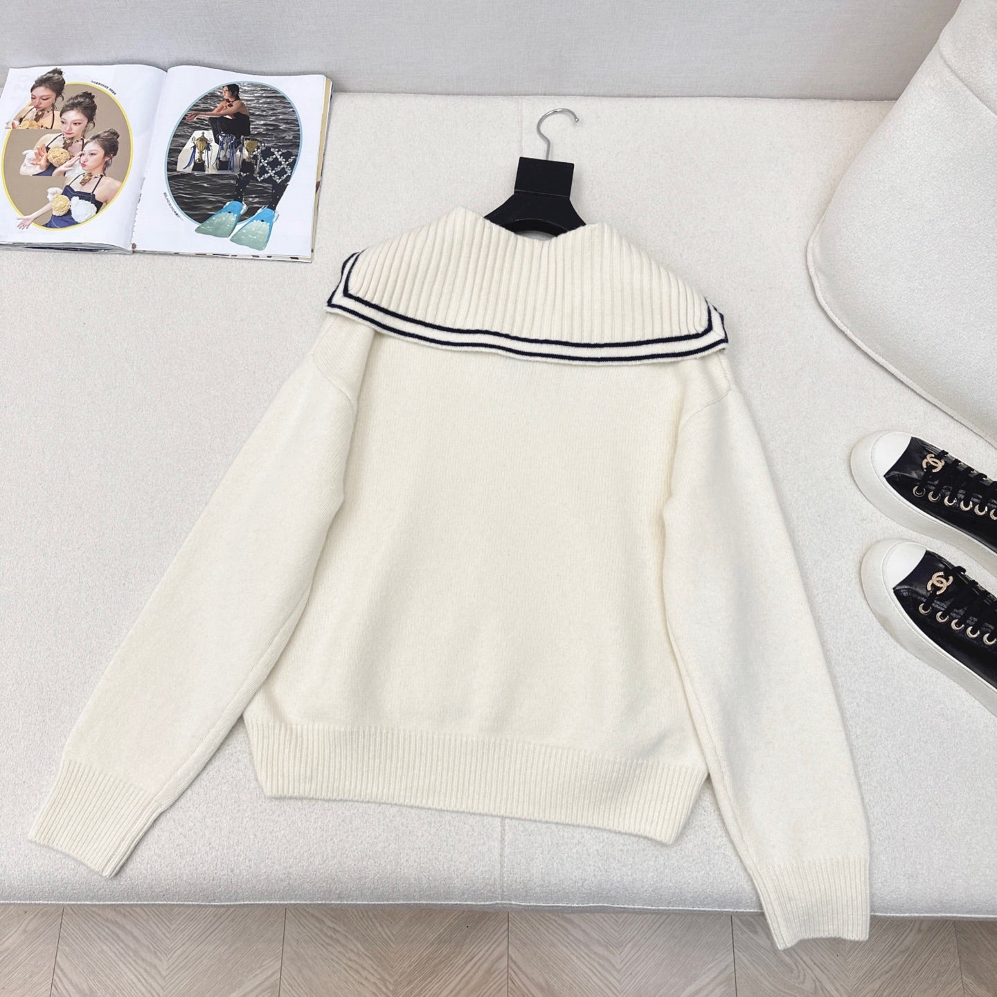 GUCCI Gucci 25 Knitted Sweater Jacquard Wool Fabric