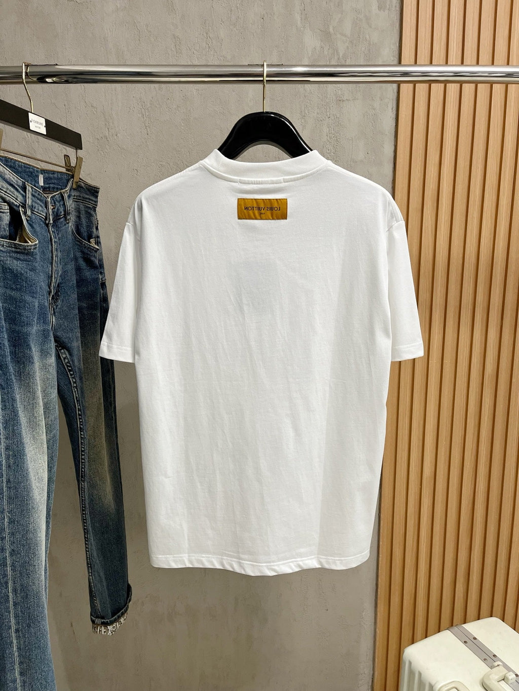 LOUIS VUITTON LV T-SHIRT IN WHITE COTTON 238863