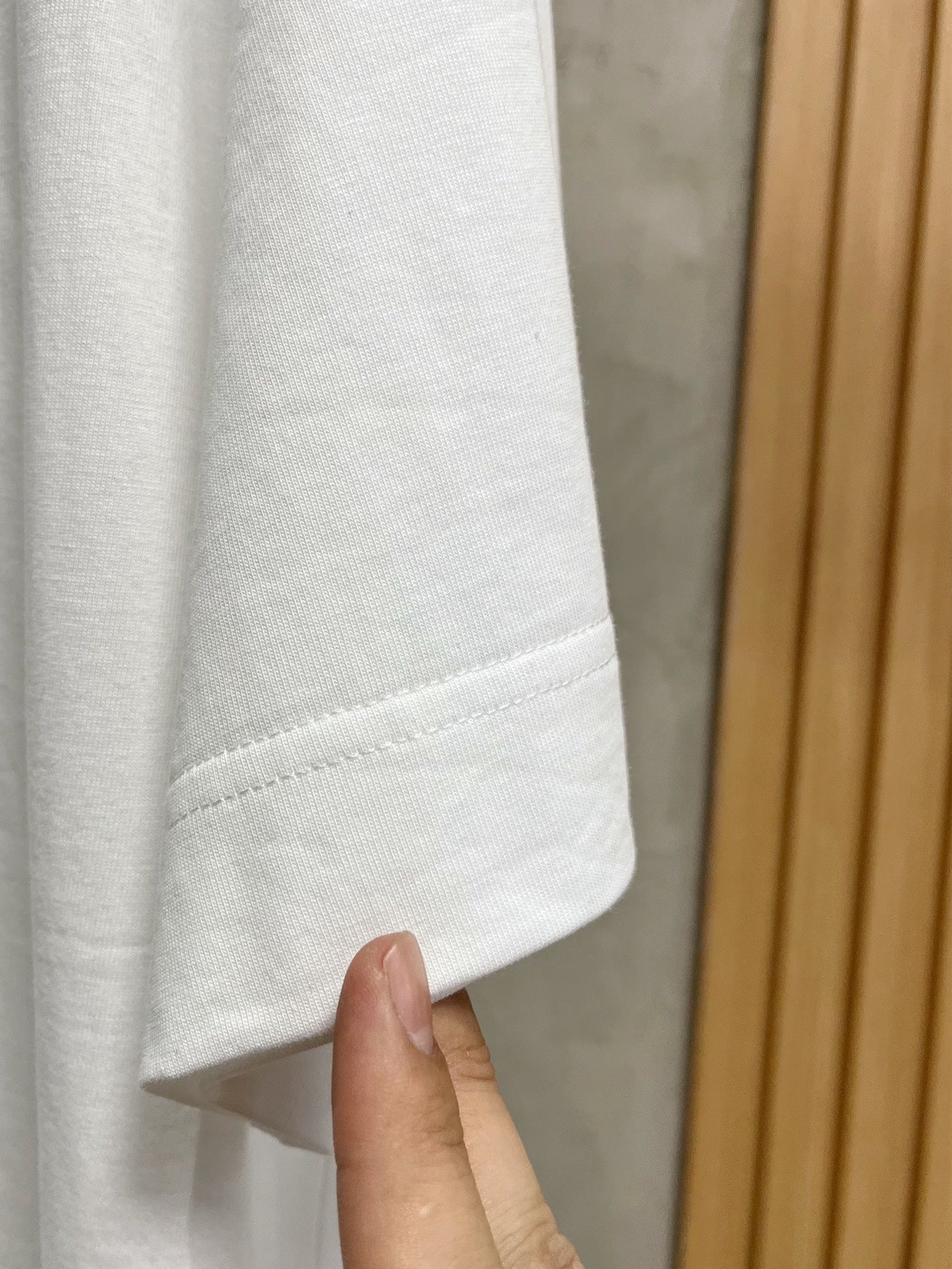 LOUIS VUITTON LV T-SHIRT IN WHITE COTTON 238859