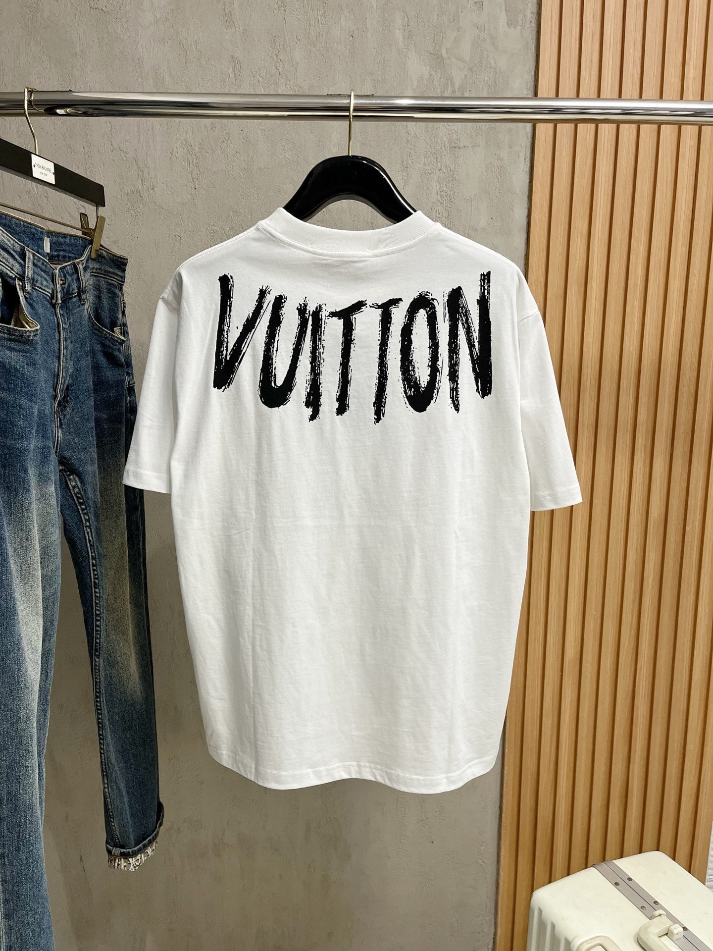 LOUIS VUITTON LV T-SHIRT IN WHITE COTTON 238859