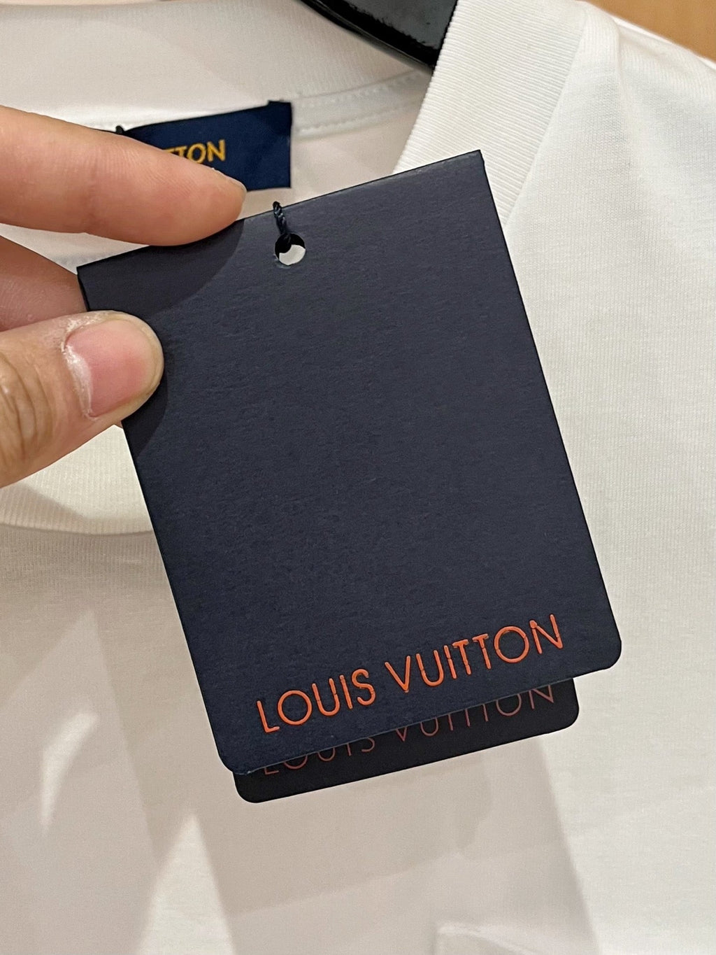LOUIS VUITTON LV WHITE COTTON T-SHIRT 238867