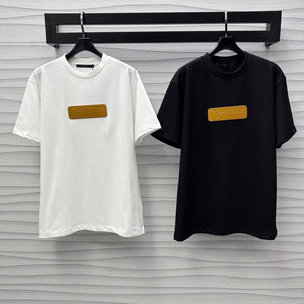 LOUIS VUITTON LV 25C VVN Patch Short-Sleeved Cotton Crewneck 229092
