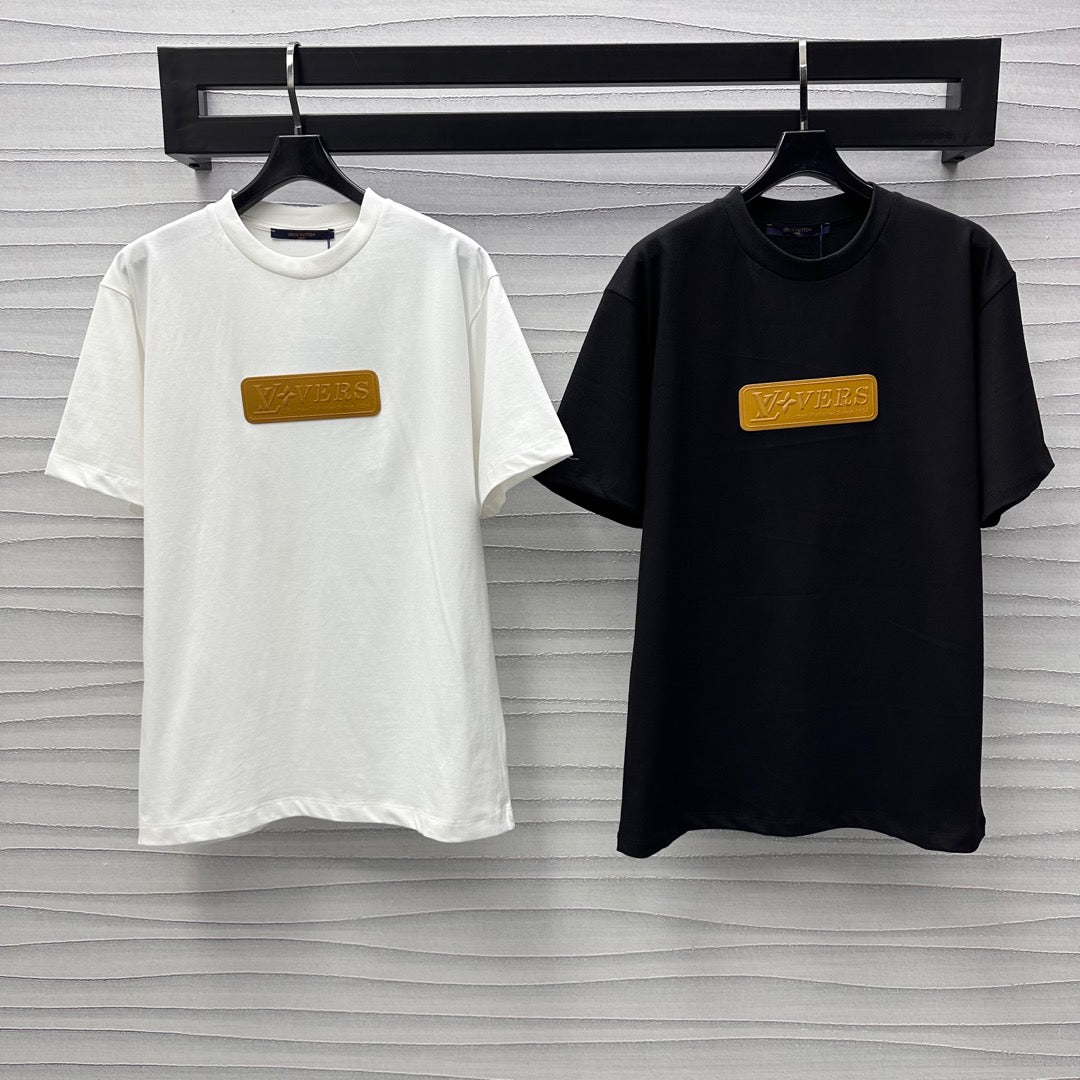 LOUIS VUITTON LV 25C VVN Patch Short-Sleeved Cotton Crewneck 229092