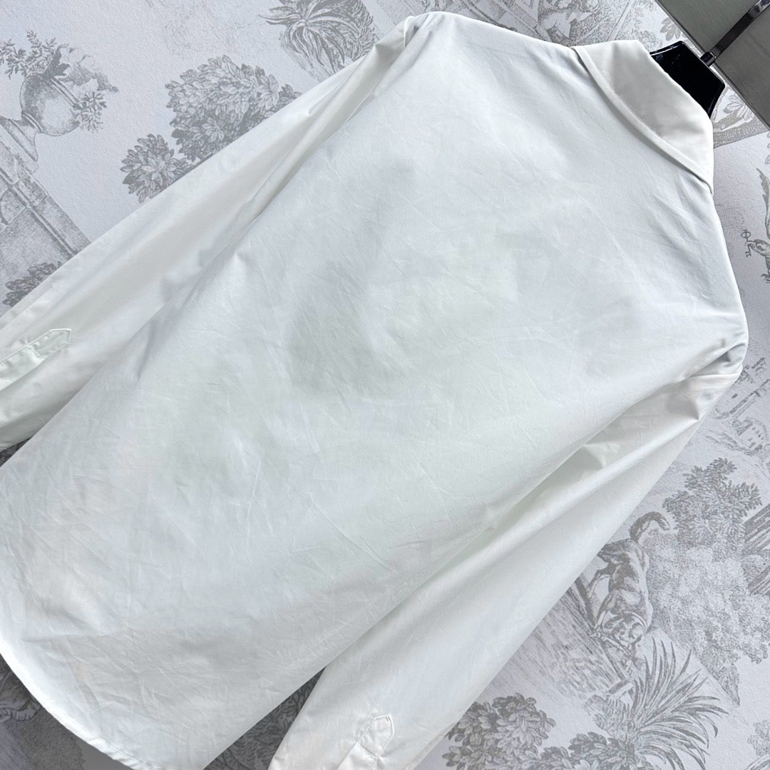 LOUIS VUITTON LV 25S EMBROIDERED HOLLOW SHIRT 264718
