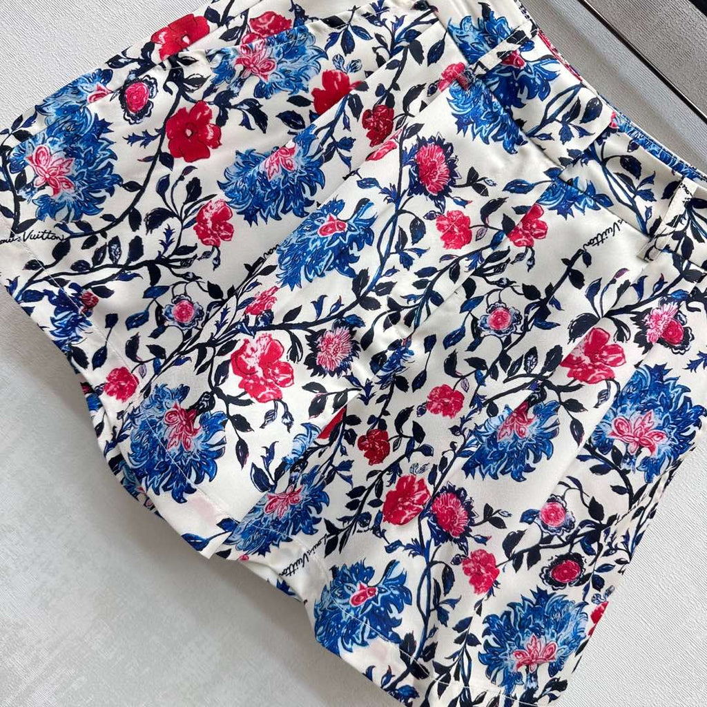 LOUIS VUITTON LV PLEATED MINI SKIRT 263833