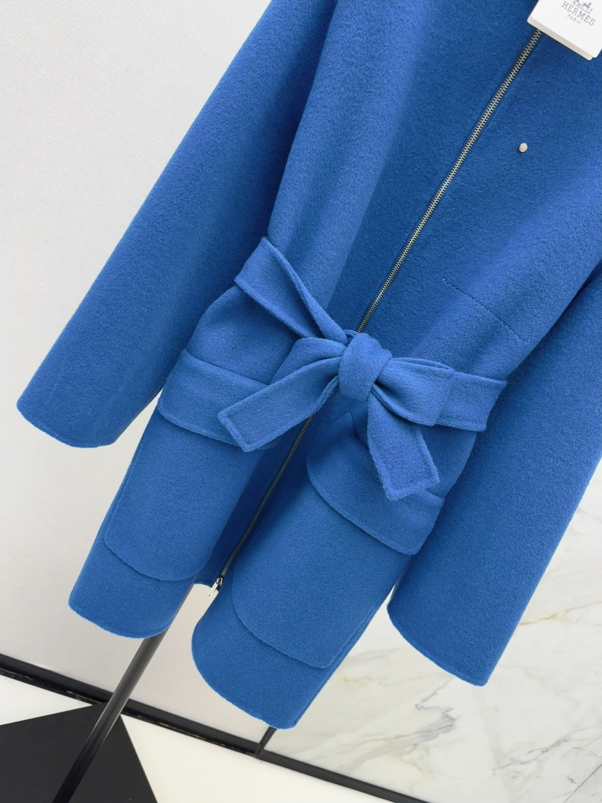 HERMES HERMES 25S STAND-COLLAR ZIP-UP JACKET 96710