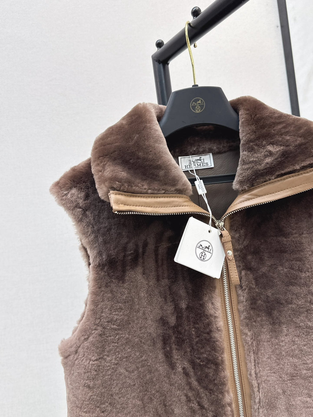 HERMES HERMES 25S FUR VEST 668406