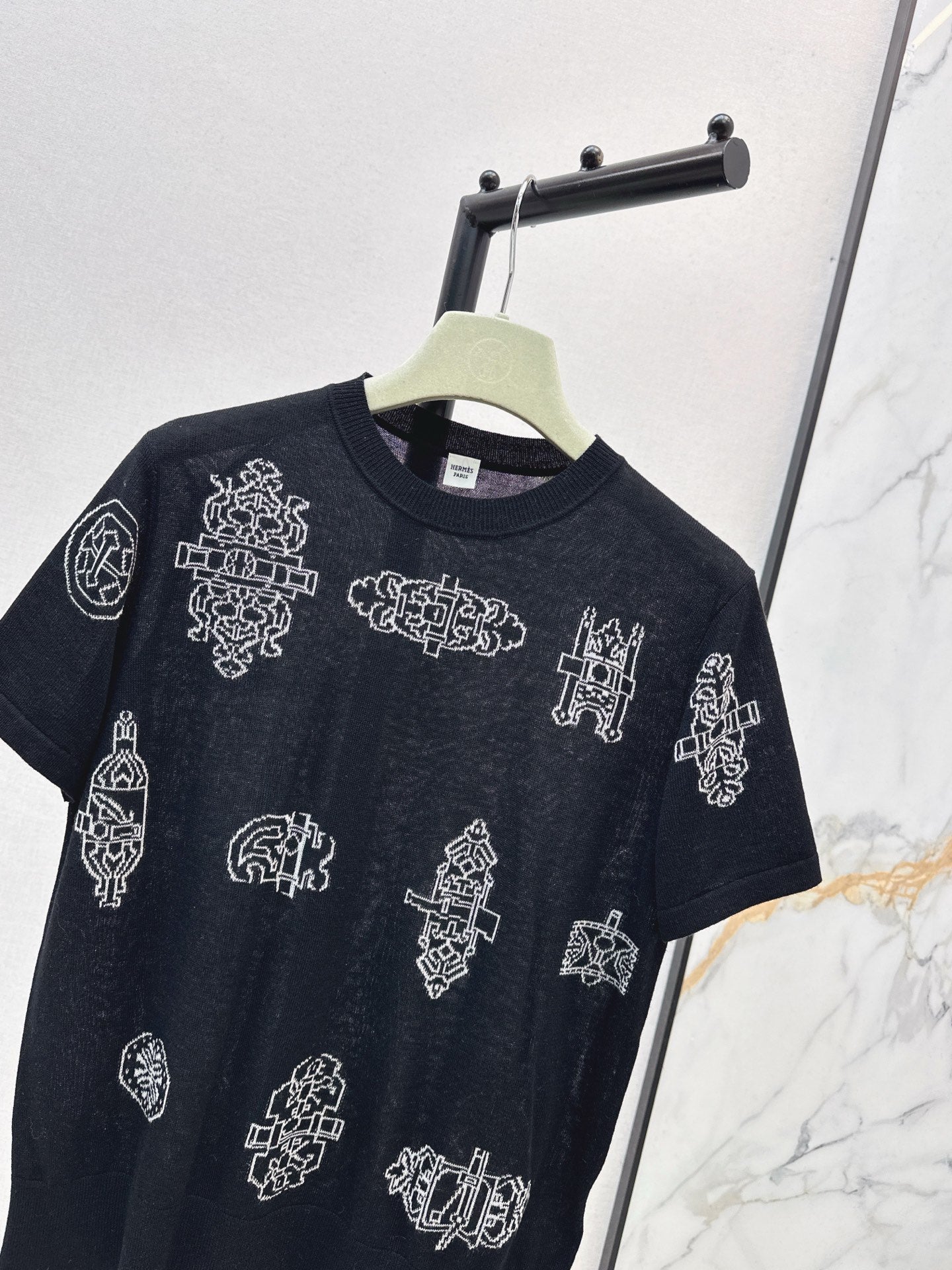 HERMES HERMES 25S CREW NECK T-SHIRT 423