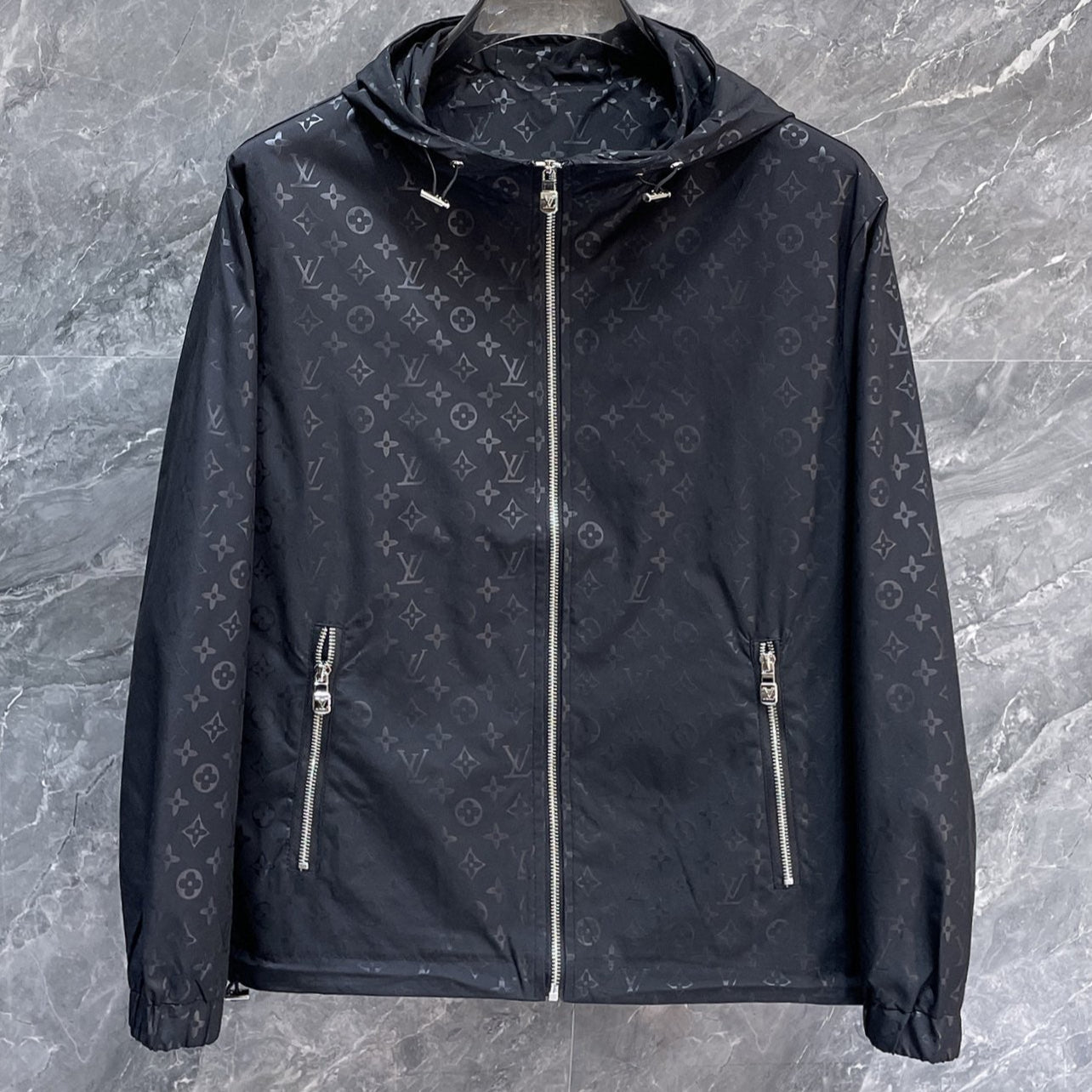LOUIS VUITTON LV BLACK MONOGRAM JACKET 239555